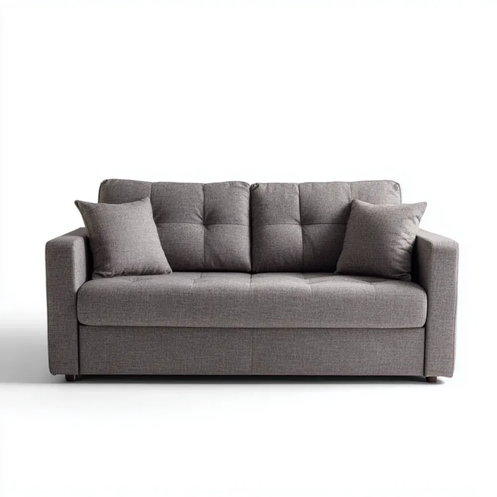 ソファセット 布地 180x90x85 cm – グレー – モダンデザイン