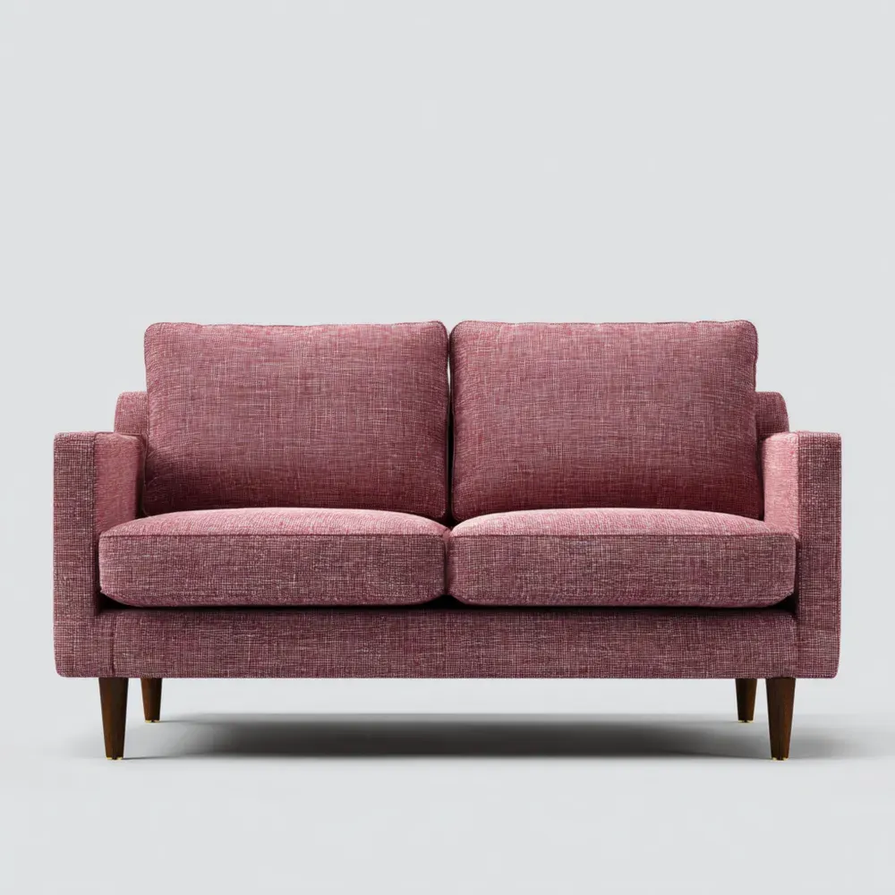 2人掛けソファ 布製 150x85x90 cm – ピンク – モダンスタイル