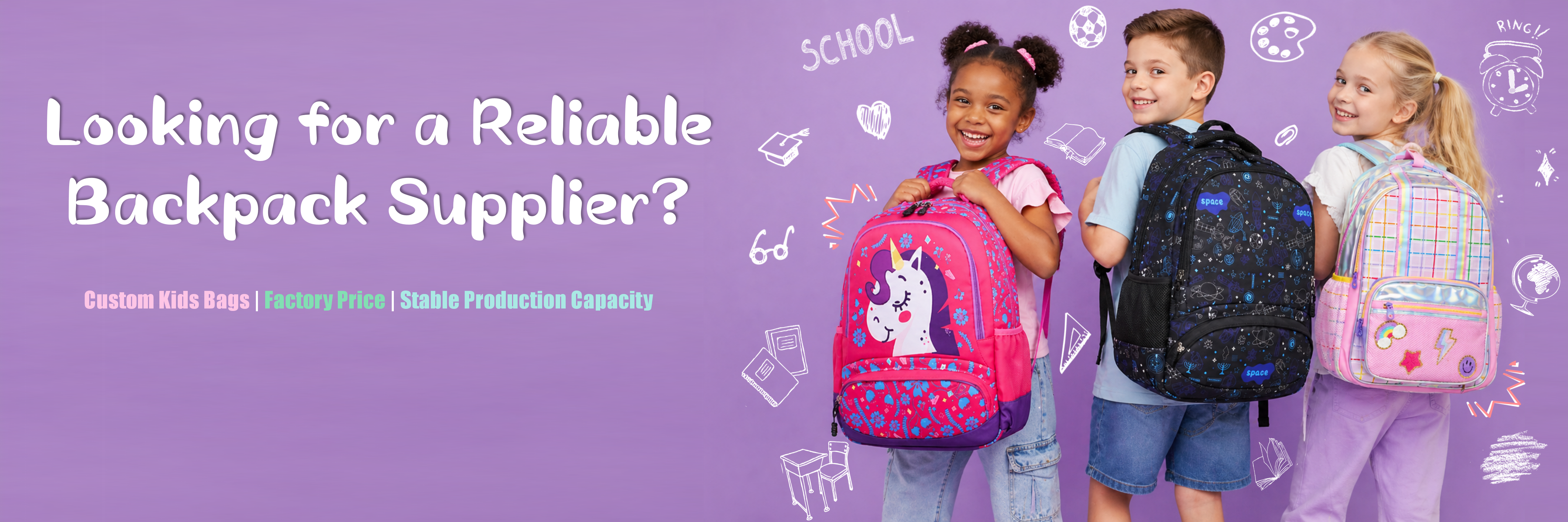 {"default":"kids backpack manufacturer, trolley backpack supplier, school bag factory, custom backpacks OEM ODM, wholesale kids bags, aluminum single rod trolley backpack, preschool backpack supplier, travel bags manufacturer, low MOQ backpack factory, China backpack"}
