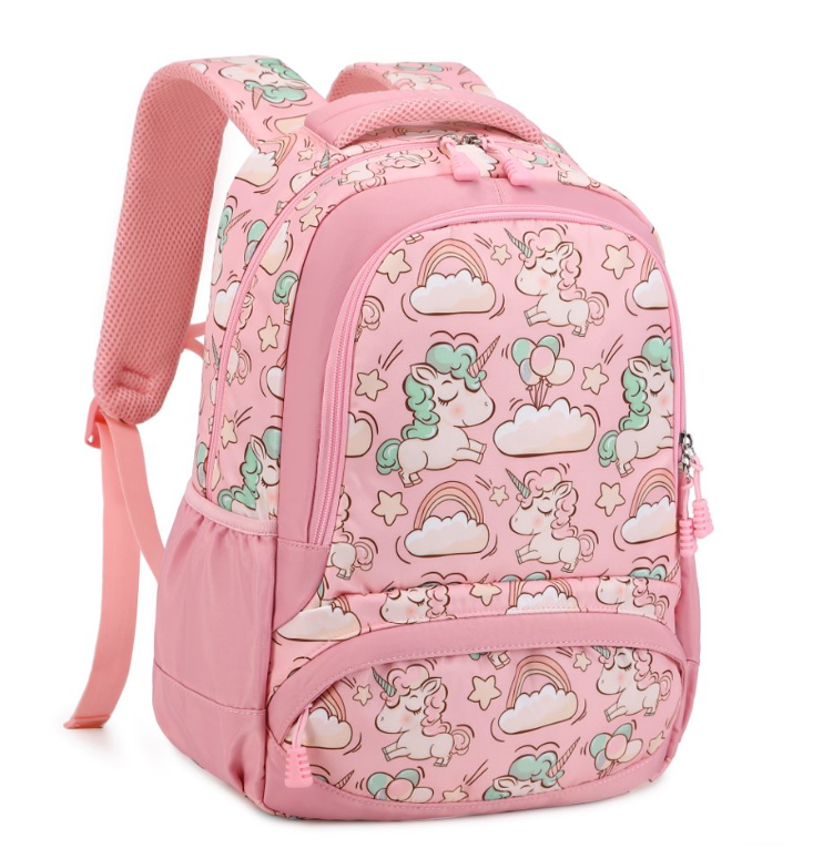 Girls Unicorn Backpack Set U-01-Pink