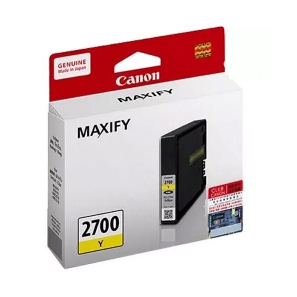 [ORIGINAL] Canon PGI-2700/PGI-2700XL Black Cyan Magenta Yellow Ink Cartridge