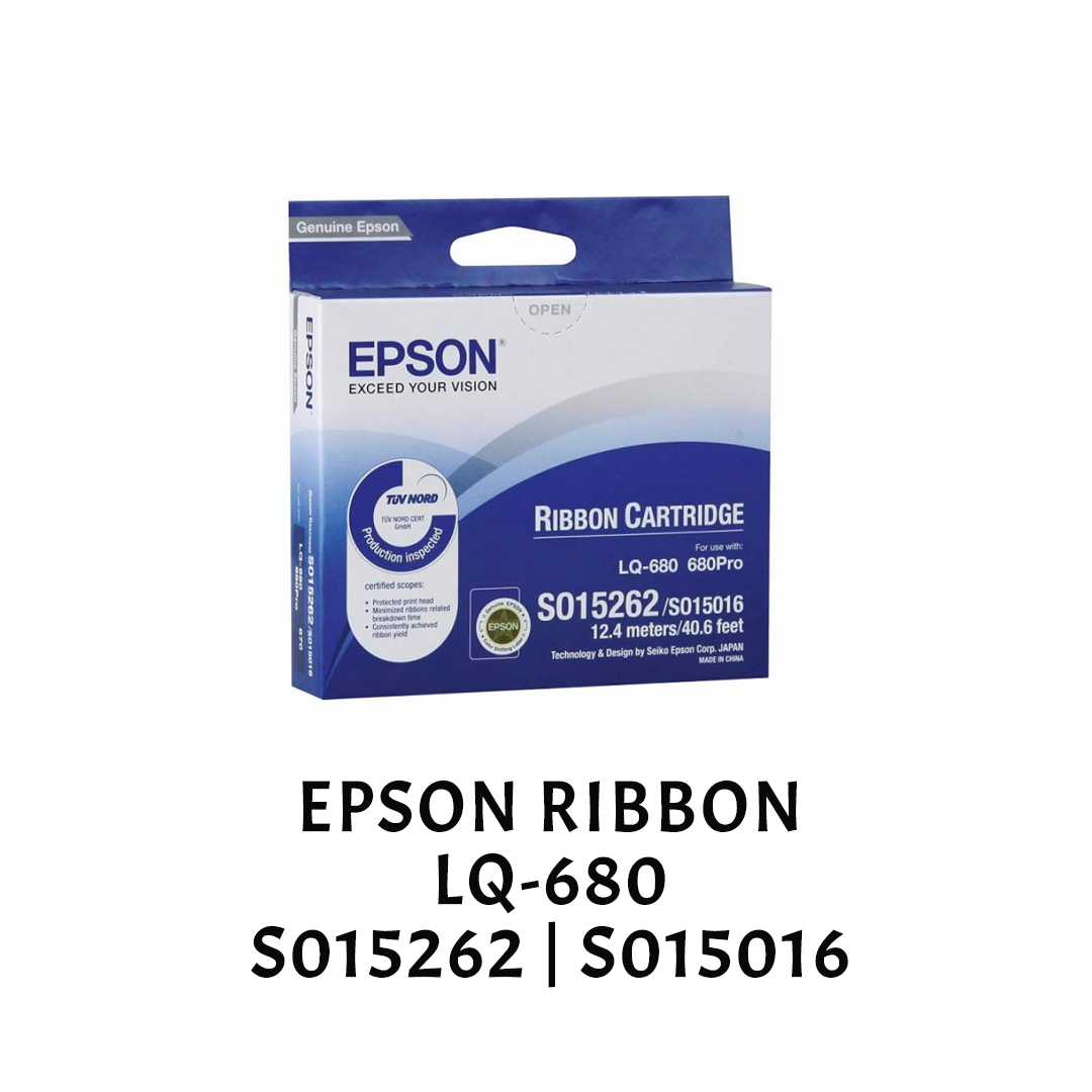 [ORIGINAL] EPSON Ribbon Cartridge LQ-680/670 S015508 S015016