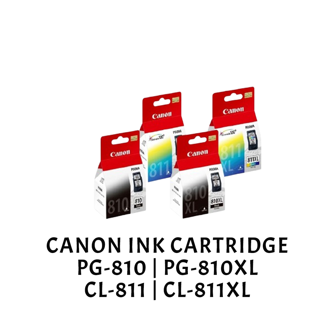 [Original] Canon PG-810 PG 810 / PG-810XL PG 810XL / CL-811 CL 811 / CL-811XL CL 811XL Ink Cartridge