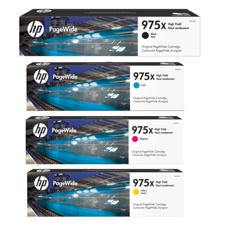 [ORIGINAL] HP Toner HP 975X Black Cyan Magenta Yellow Ink Cartridge L0S09AA L0S00AA L0S03AA L0S06AA