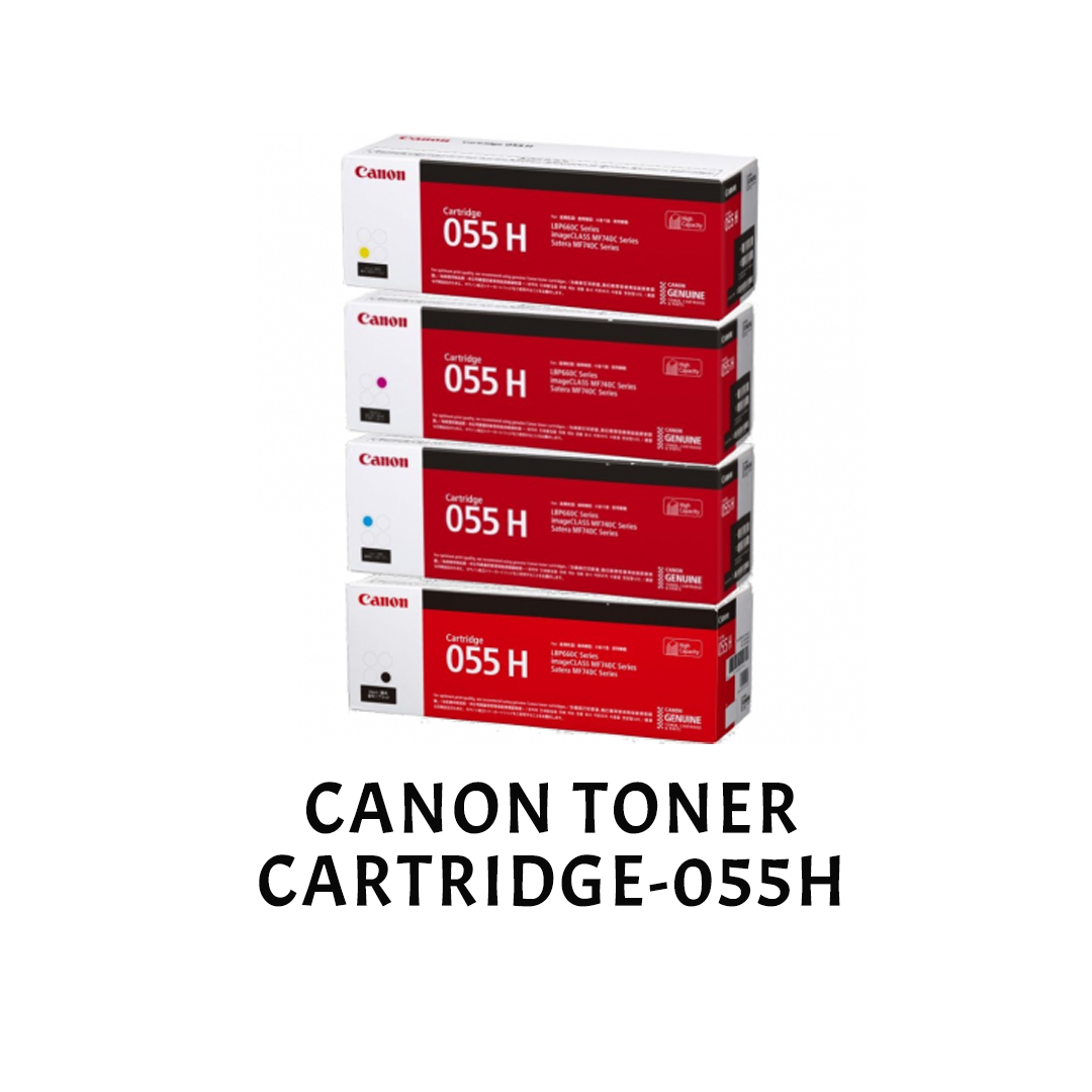 [ORIGINAL] Canon Toner Cartridge 055H Black Cyan Magenta Yellow