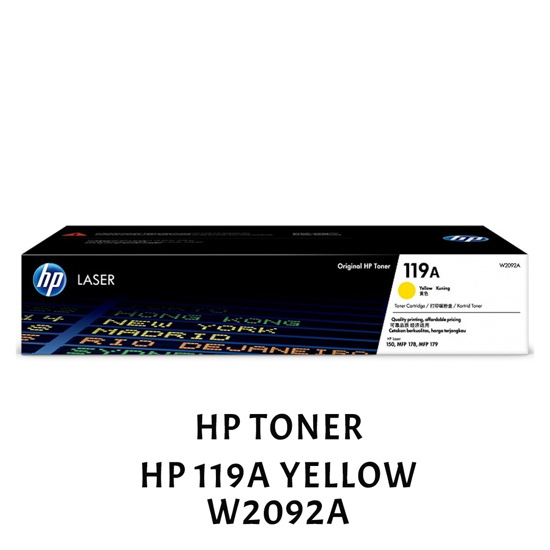 [ORIGINAL] HP Toner Cartridge 119A Black Cyan Magenta Yellow W2090A W2091A W2092A W2093A