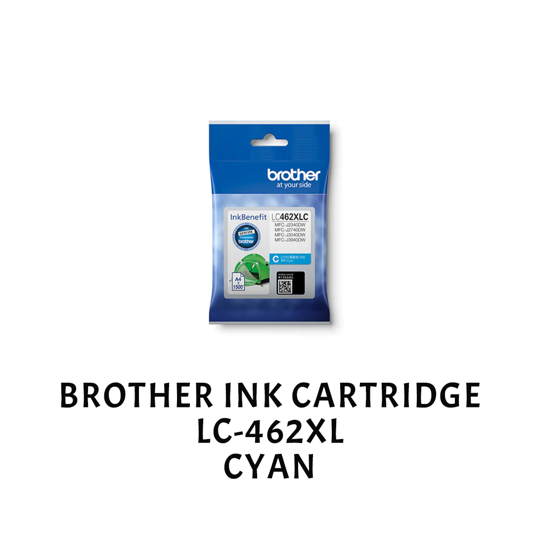 [ORIGINAL] Brother Ink Cartridge LC-462XL LC 462XL Black Cyan Magenta Yellow