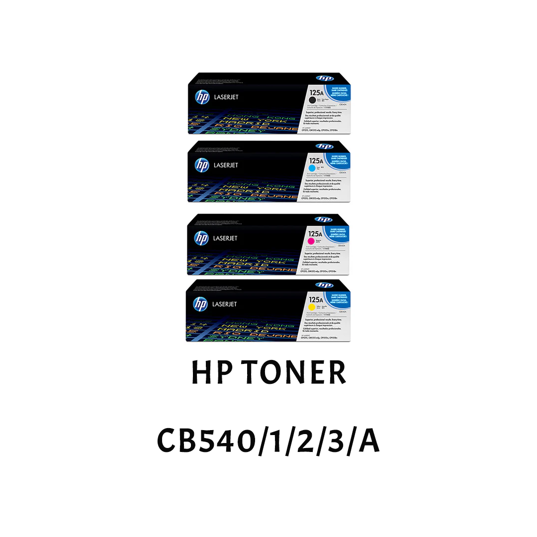 [ORIGNAL] HP Toner Cartridge 125A Black Cyan Yellow Magenta CB540A CB541A CB542A CB543A