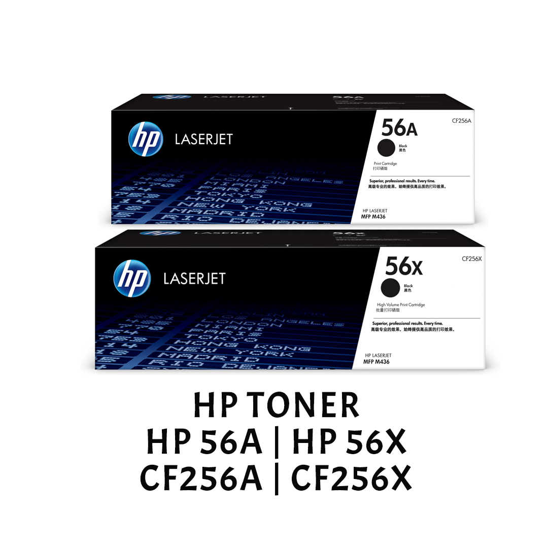 [ORIGINAL] HP Toner Cartridge 56A / 56X Black CF256A CF256X