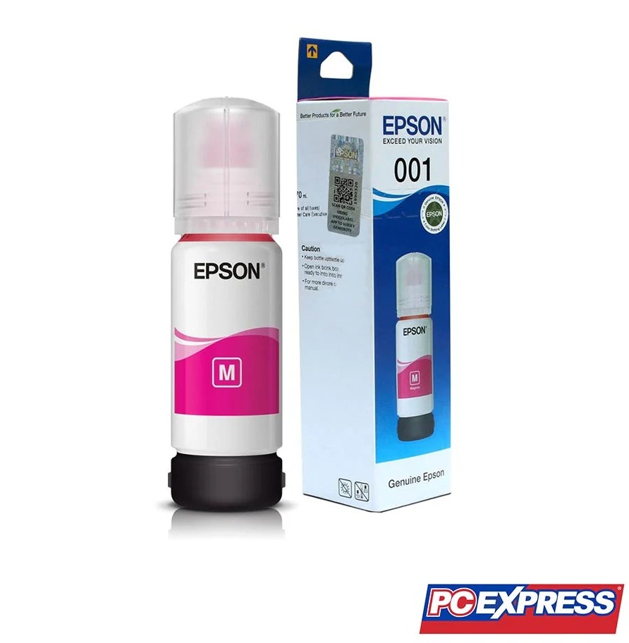 [ORIGINAL] Epson Ink Cartridge 001 Black Cyan Magenta Yellow C13T03Y100 C13T03Y200 C13T03Y300 C13T03Y400