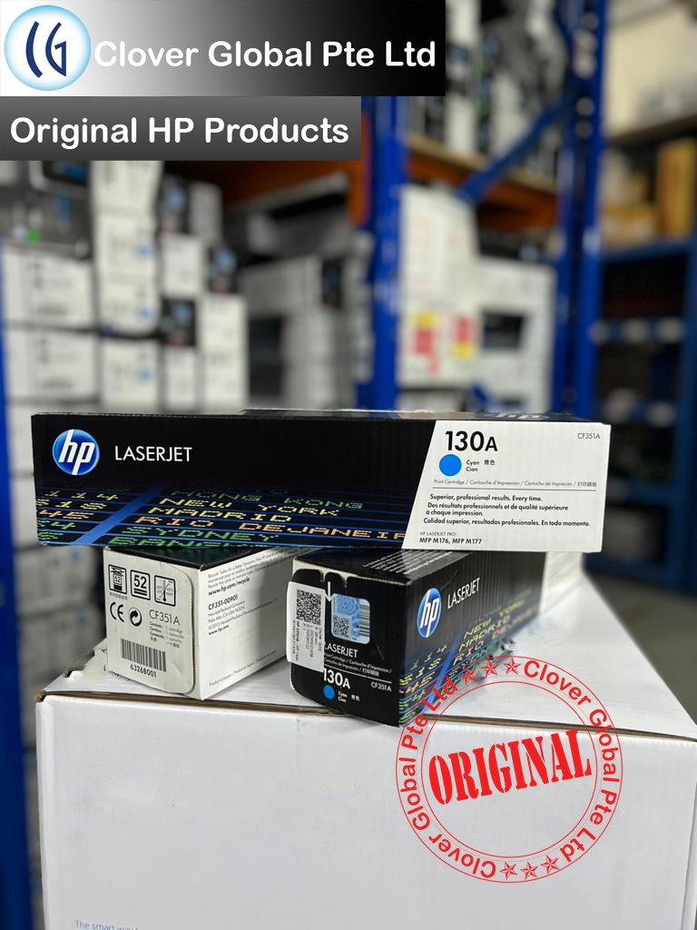 [ORIGINAL] HP Toner Cartridge 130A Black Cyan Magenta Yellow CF350A CF351A CF352A CF353A