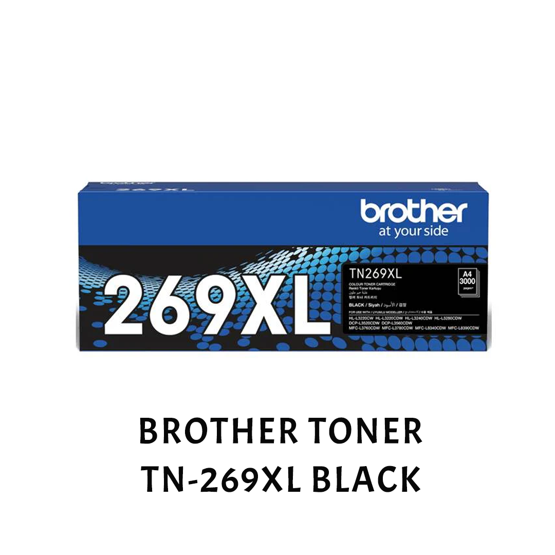 [ORIGINAL] Brother Toner Cartridge TN-269XL Black Cyan Magenta Yellow & Drum DR-269CL
