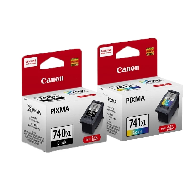 [ORIGINAL] Canon Ink Cartridges PG-740/PG-740XL Black & CL-741/CL-741XL Color