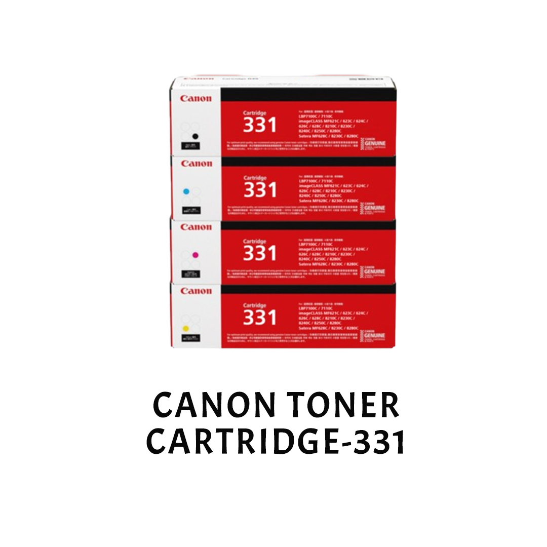 [ORIGINAL] Canon Toner Cartridge 331 Black Cyan Magenta Yellow