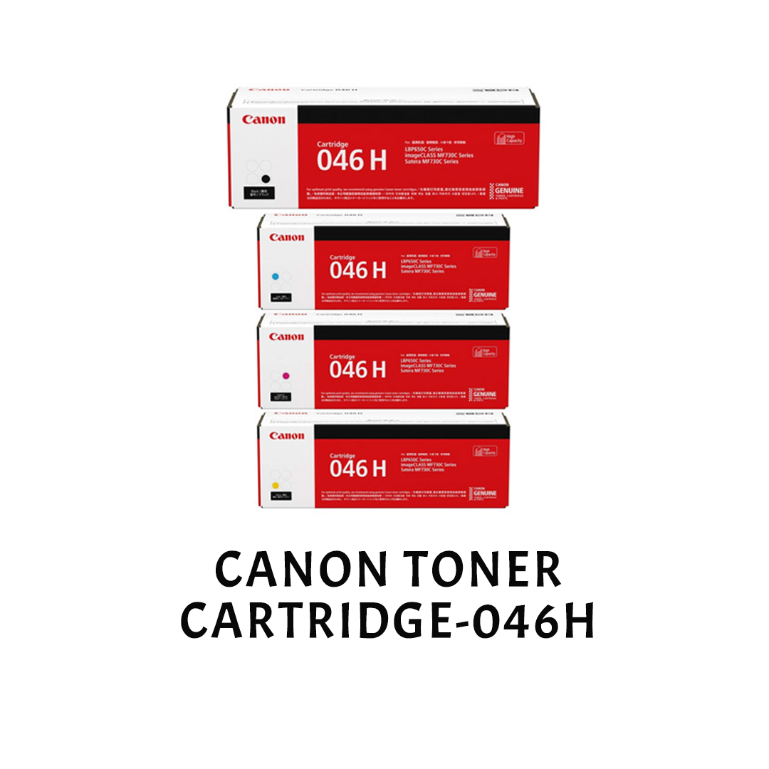 [ORIGINAL] Canon Toner Cartridge 046 / 046H Black Cyan Magenta Yellow