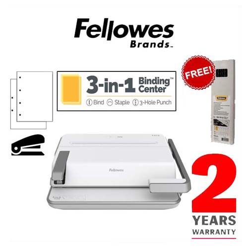 Fellowes Lyra™ 3-in-1 Binding Centre – Local Stock - 2 Year Carry-in Warranty