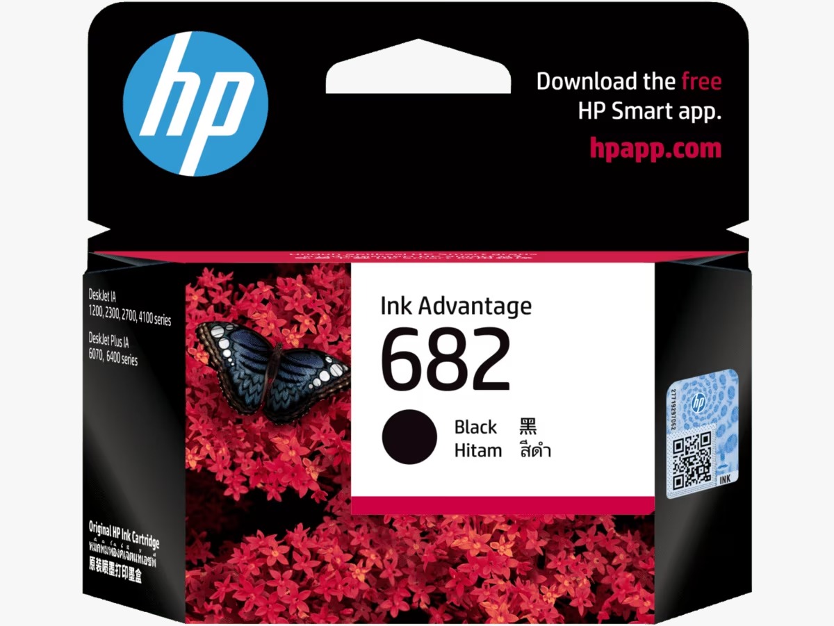 [ORIGINAL] HP Ink Cartridge HP 682 Black / Color 3YM77AA 3YM76AA