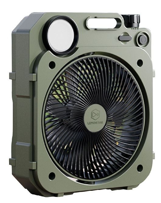 LEMOISTAR LIMO-FT11 Camping Fan LED 8000mAh 8 Inch Rechargeable Portable Desk 90°oscillation Fan