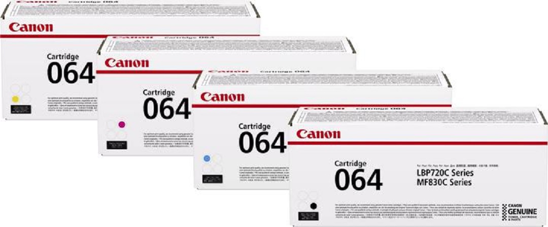 [ORIGINAL] Canon Toner Cartridge 064 Black Cyan Magenta Yellow