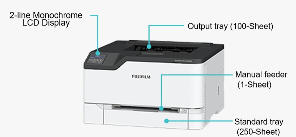 Fujifilm  ApeosPort Print C2410SD A4 Colour Laser Printer C2410 SD Single Function Color Laser PRinter