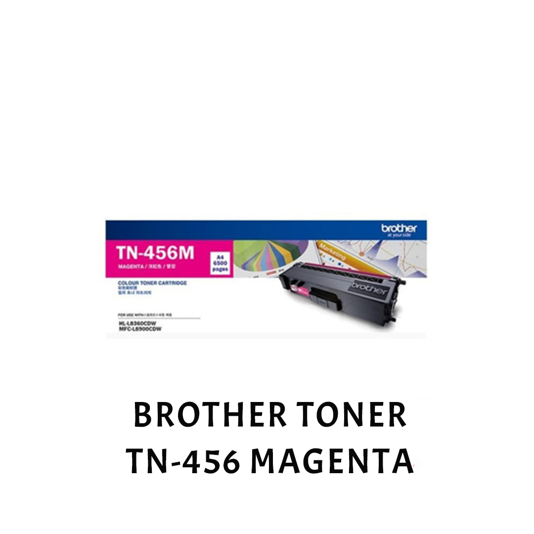 [ORIGINAL] Brother Toner TN-456 TN456 Black Cyan Magenta Yellow