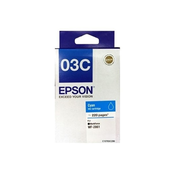 Epson Ink T03C 03C / C13T03C190 Bk / C13T03C290 Cyan / C13T03C390 Mag / C13T03C490 Yel / T03D 03D C13T03D190 [ORIGINAL]