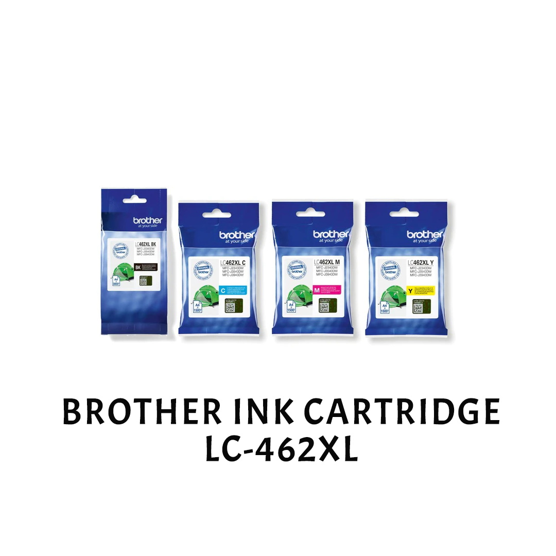 [ORIGINAL] Brother Ink Cartridge LC-462XL LC 462XL Black Cyan Magenta Yellow