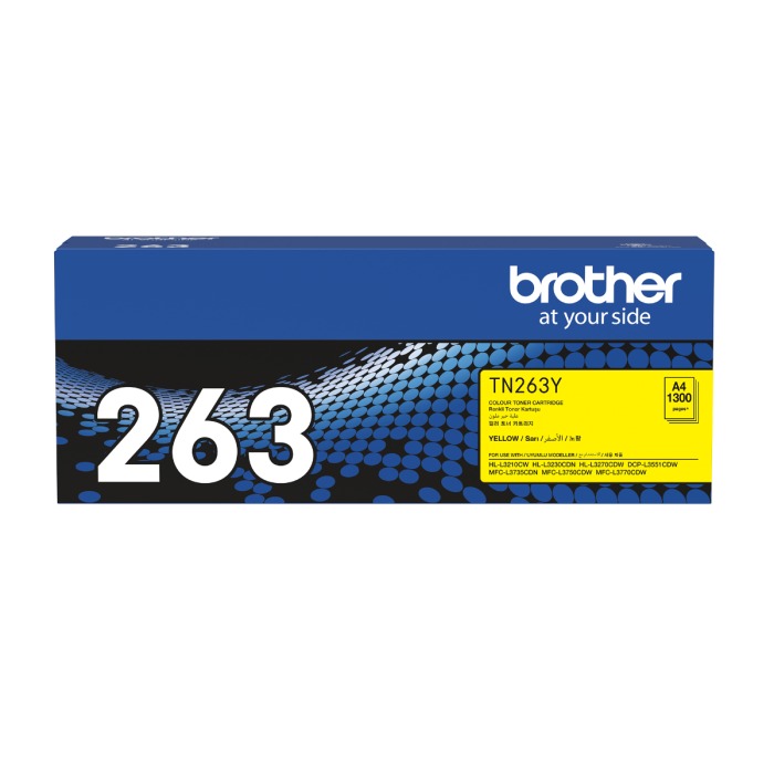 [ORIGINAL] Brother Toner Cartridge TN-263 Black Cyan Magenta Yellow 