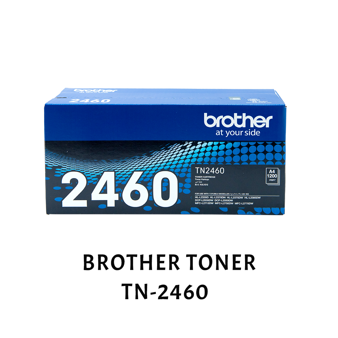 [Original] Brother Toner Cartridge TN-2460 & TN-2480 & Drum DR-2455