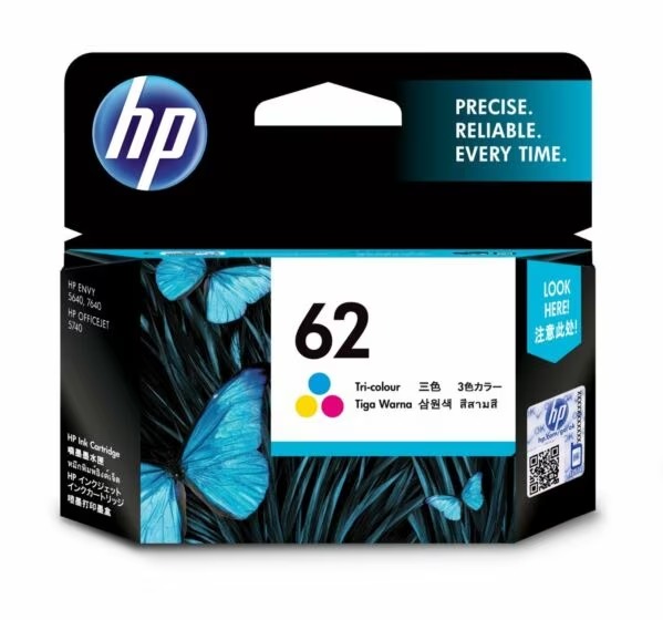 [ORIGINAL] HP Ink Cartridge HP 62/62XL BLACK TRI-COLOR C2P04AA C2P06AA C2P05AA C2P07AA