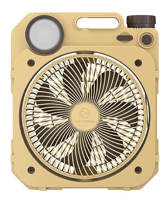 LEMOISTAR LIMO-FT11 Camping Fan LED 8000mAh 8 Inch Rechargeable Portable Desk 90°oscillation Fan