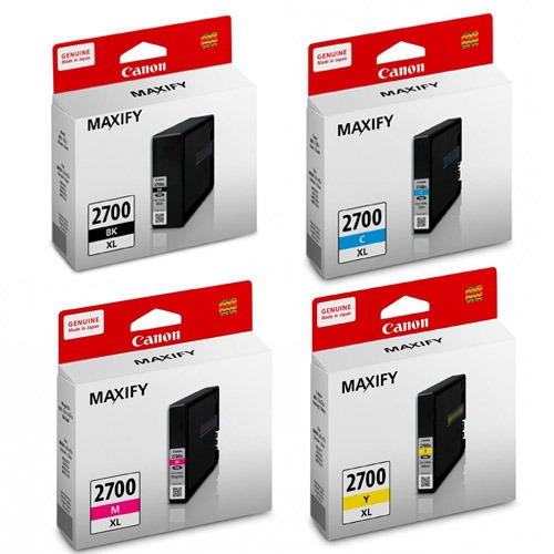[ORIGINAL] Canon PGI-2700/PGI-2700XL Black Cyan Magenta Yellow Ink Cartridge
