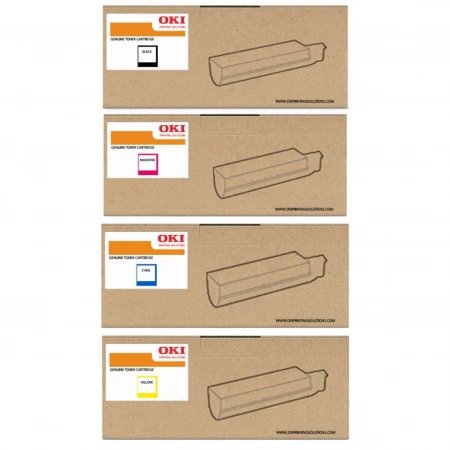 [ORIGINAL] OKI C834/C834nw/C834ndw Toner & Drum 46861312 46861309 46861310 46861311 46857512 46857509 46857510 46857511