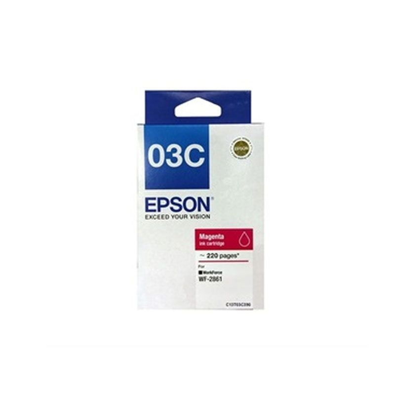 Epson Ink T03C 03C / C13T03C190 Bk / C13T03C290 Cyan / C13T03C390 Mag / C13T03C490 Yel / T03D 03D C13T03D190 [ORIGINAL]