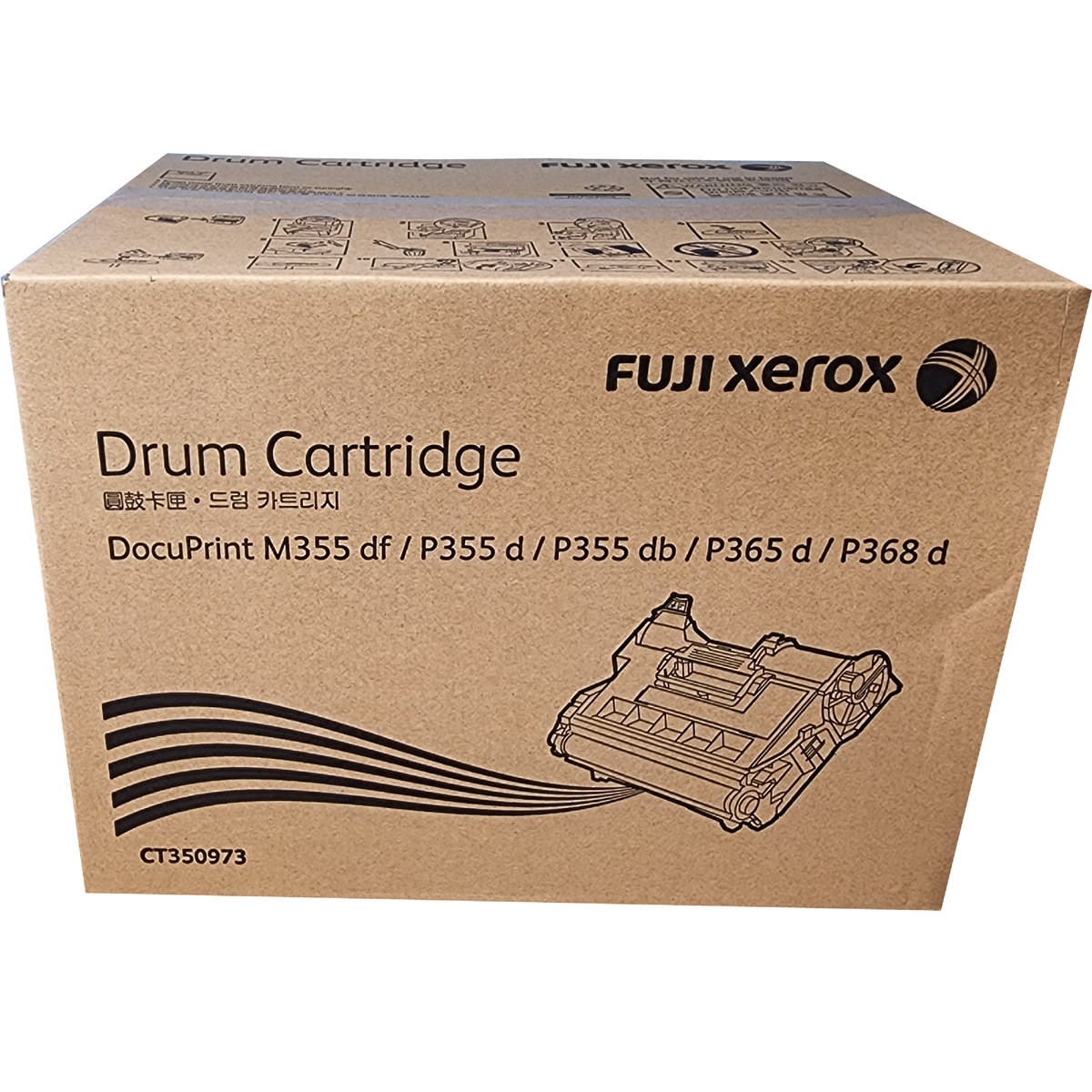 [ORIGINAL] FUJIFILM FUJI XEROX DocuPrint M355df / P355d / P355db  Toner Cartridge CT201937 CT201938 Drum Cartridge CT350973