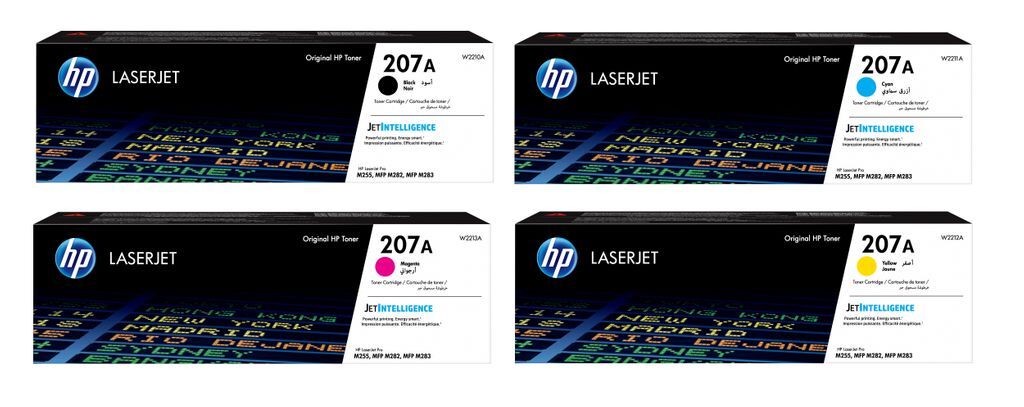 [ORIGINAL] HP Toner HP 207A Black Cyan Magenta Yellow W2210A W2211A W2212A W2213A