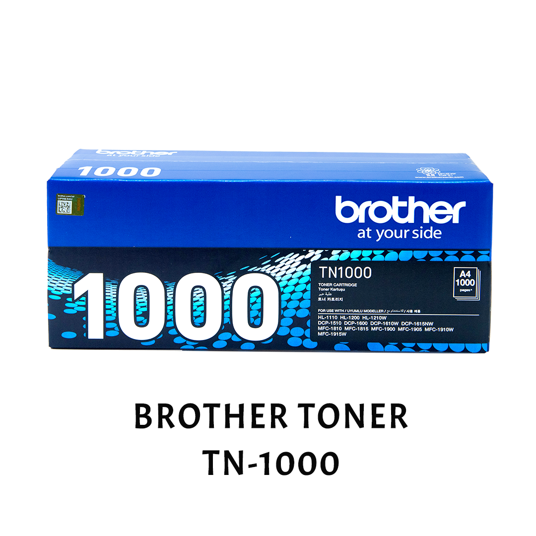 [ORIGINAL] Brother Toner Cartridge TN-1000 & Drum DR-1000
