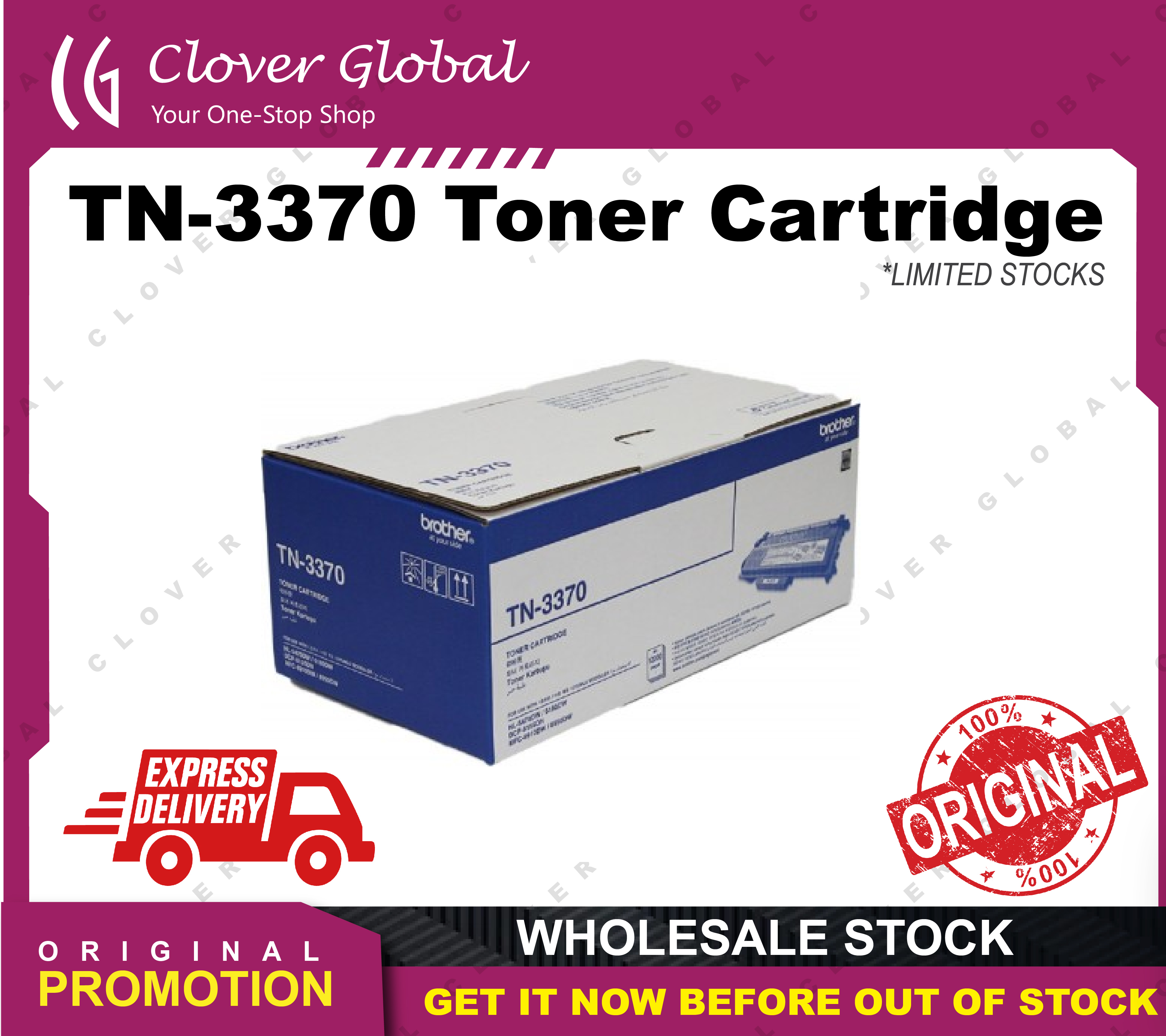[ORIGINAL] Brother Toner Cartridge TN-3370