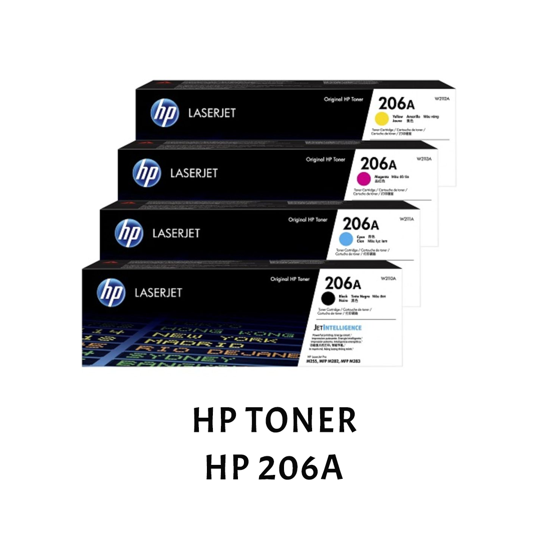 [ORIGINAL] HP Toner Cartridge 206A / 206X Black Cyan Yellow Magenta W2110A W2110X W2111A W2111X W2112A W2112X W2113A W2113X