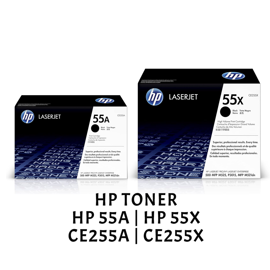 [ORIGINAL] HP Toner Cartridge 55A / 55X BLACK CE255A CE255X
