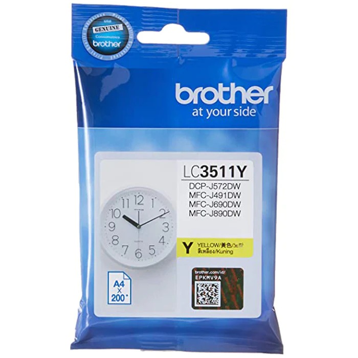 [ORIGINAL] BROTHER Ink Cartridge LC3511  Black Cyan Magenta Yellow