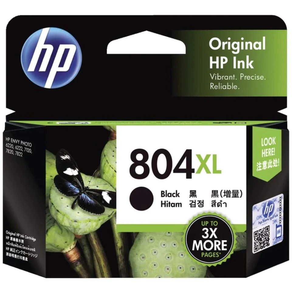 [ORIGINAL] HP Ink Cartridge HP 804/804XL Black Tri-color
