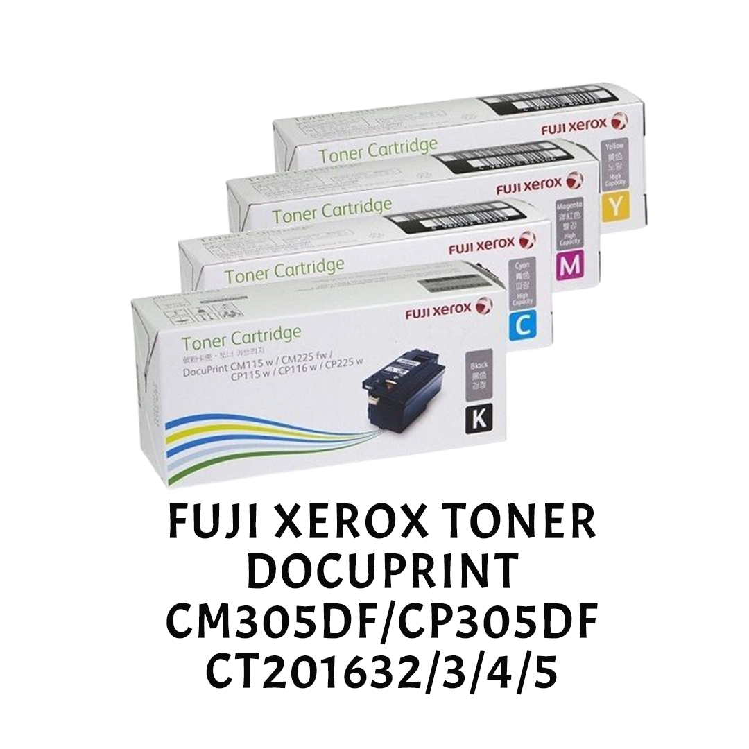 [ORIGINAL] Fujifilm Fuji Xerox DocuPrint CM305df/CP305d Toner Cartridge CT201632 CT201633 CT201634 CT201635