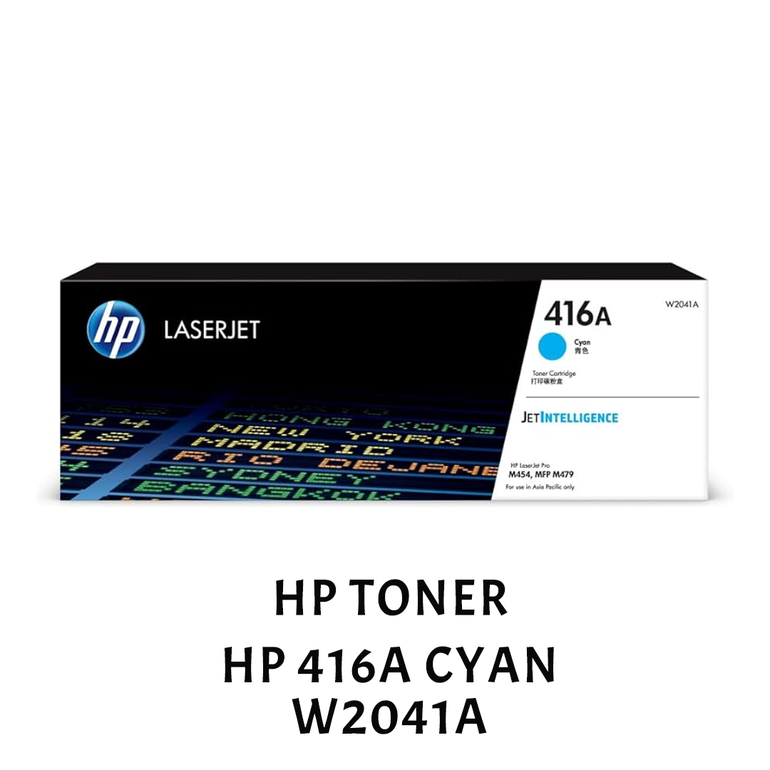 [ORIGINAL] HP Toner Cartridge 416A Black Cyan Magenta Yellow W2040A W2041A W2042A & W2043A