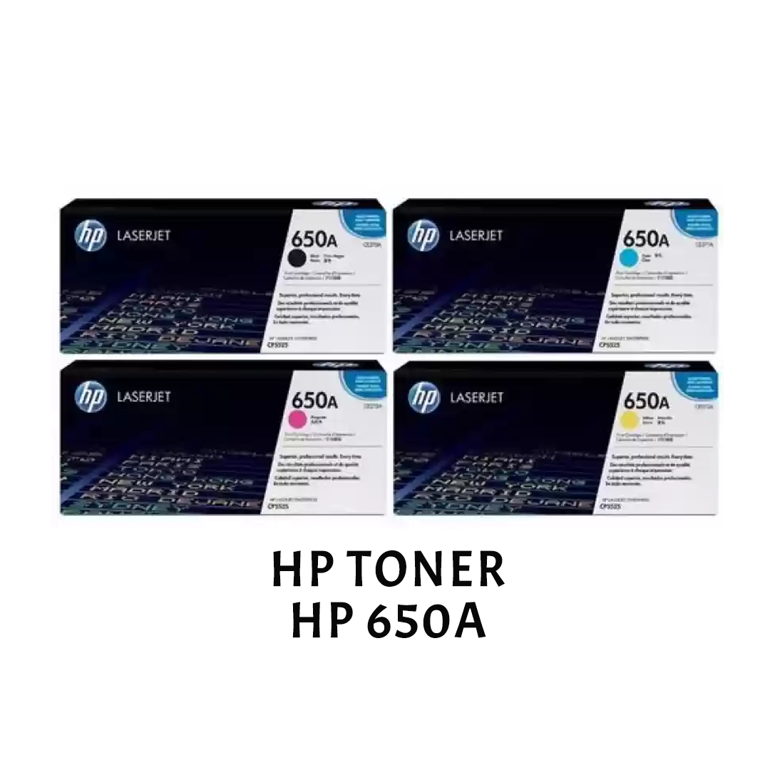 [ORIGINAL] HP Toner Cartridge 650A Black Cyan Magenta Yellow CE270A CE271A CE272A CE273A