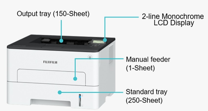 Fujifilm ApeosPort Print 3410SD  Wireless Monochrome Laser Printer