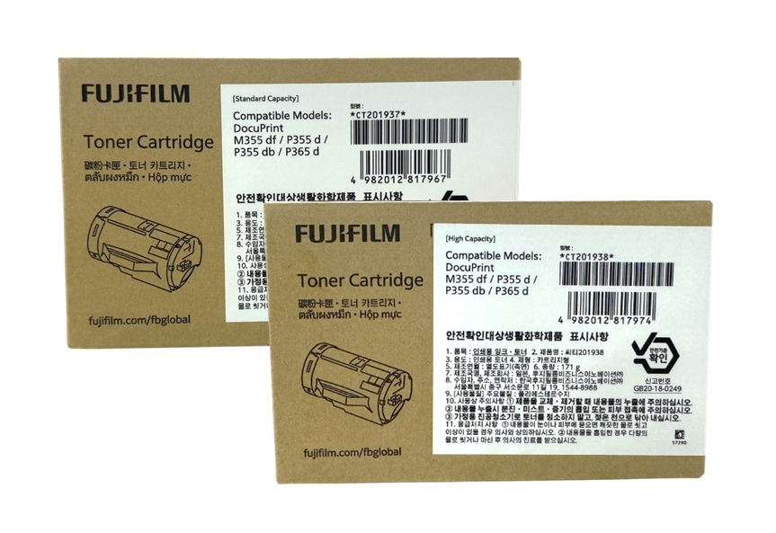 [ORIGINAL] FUJIFILM FUJI XEROX DocuPrint M355df / P355d / P355db  Toner Cartridge CT201937 CT201938 Drum Cartridge CT350973