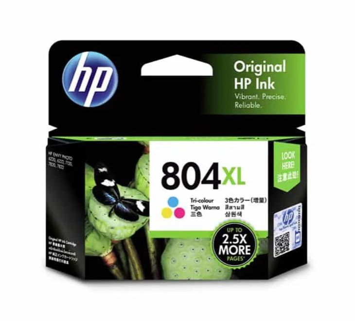 [ORIGINAL] HP Ink Cartridge HP 804/804XL Black Tri-color