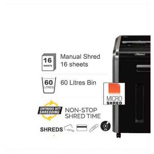 Fellowes Powershred 225Mi  Cross Cut Paper shredder