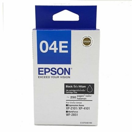 [ORIGINAL] Epson Ink Cartridge 04E Black Cyan Magenta Yellow C13T04E190 C13T04E290 C13T04E390 C13T04E490
